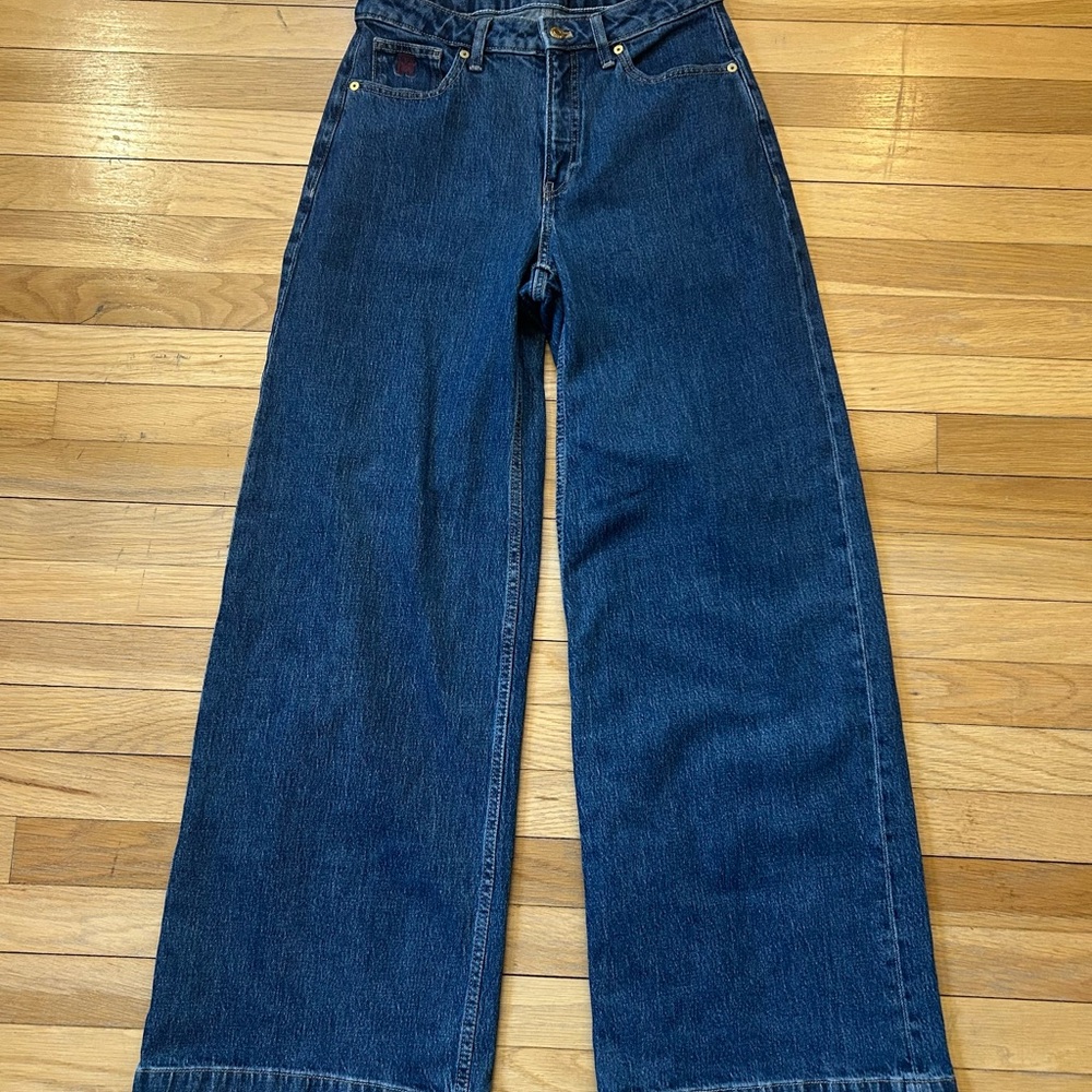 Tommy Hilfiger High Rise Wide Leg Jeans